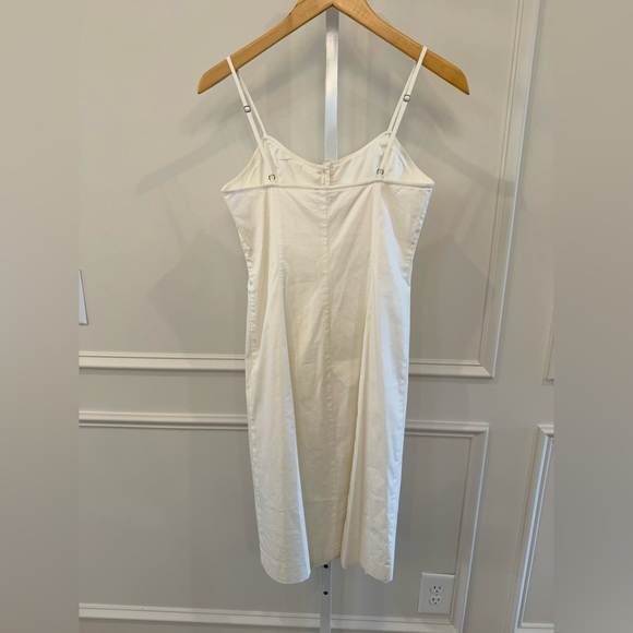 NWOT Theory Ruffle Button Front Midi Dress - Picture 3 of 6